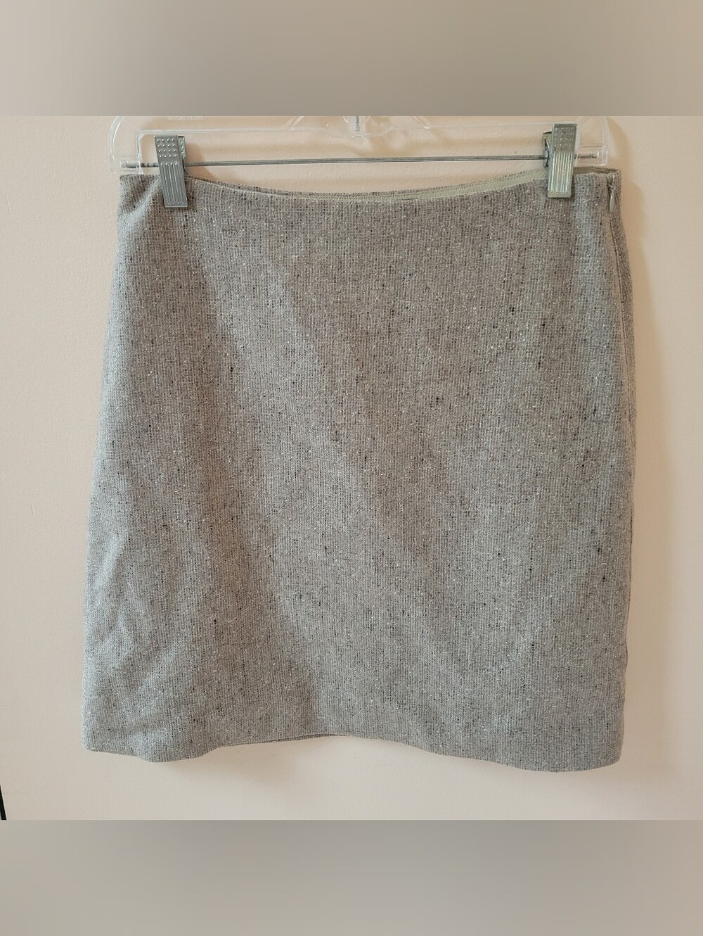 Theory Tan Wool Blend Skirt